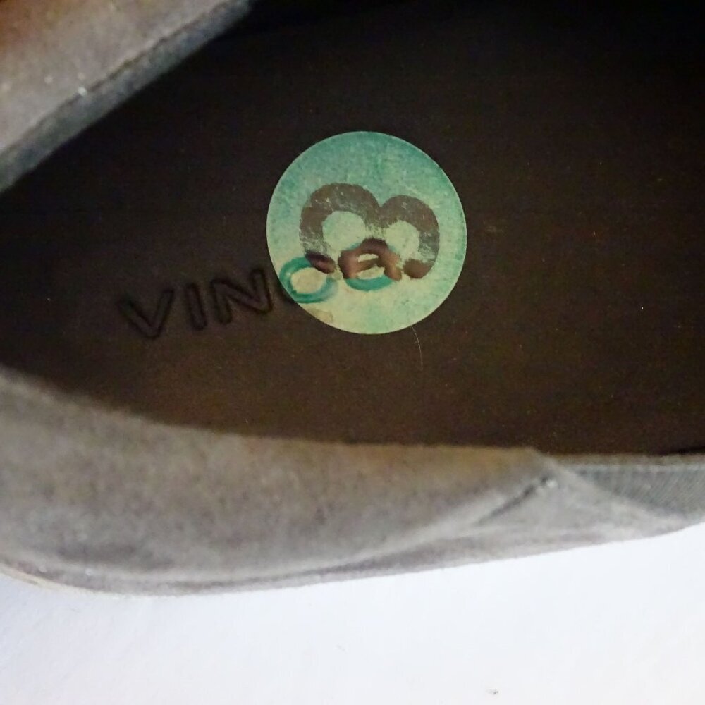 Vince Gray Suede Slip-On Platform Loafers Sneakers Women Size 8 EUR 38 - Picture 8 of 9